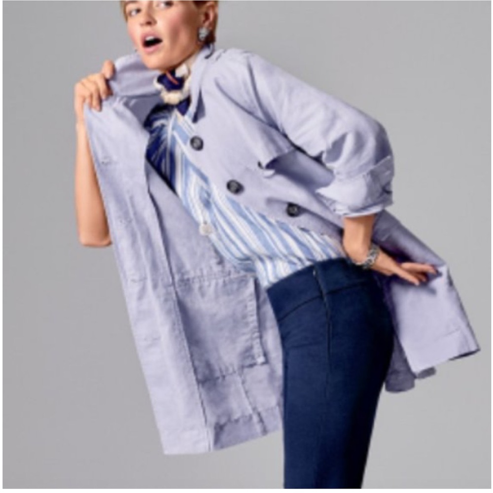 CAbi Tanner Trench Coat Jacket- size S - Picture 4 of 10